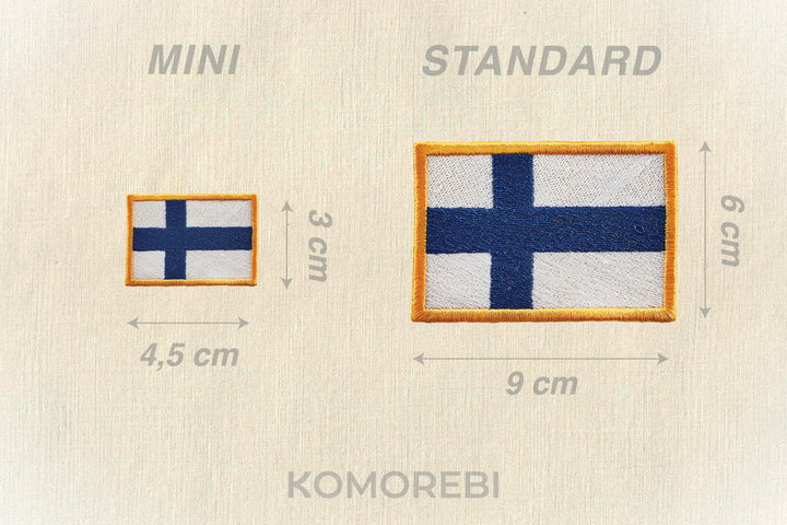 Finlande - Drapeau Brodé