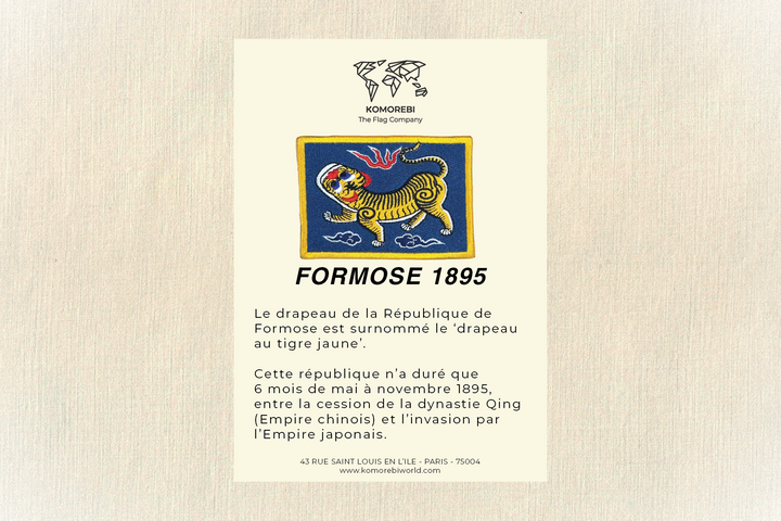 Formose (1895) - Drapeau Brodé