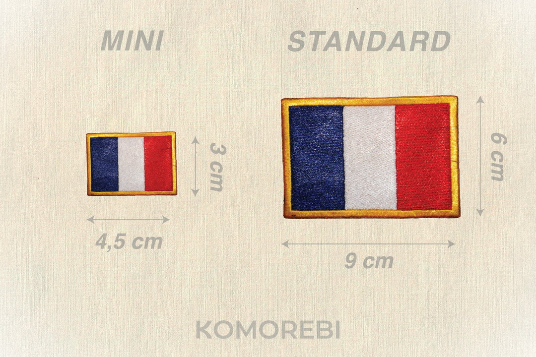 France - Drapeau Brodé