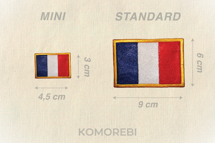 France - Drapeau Brodé