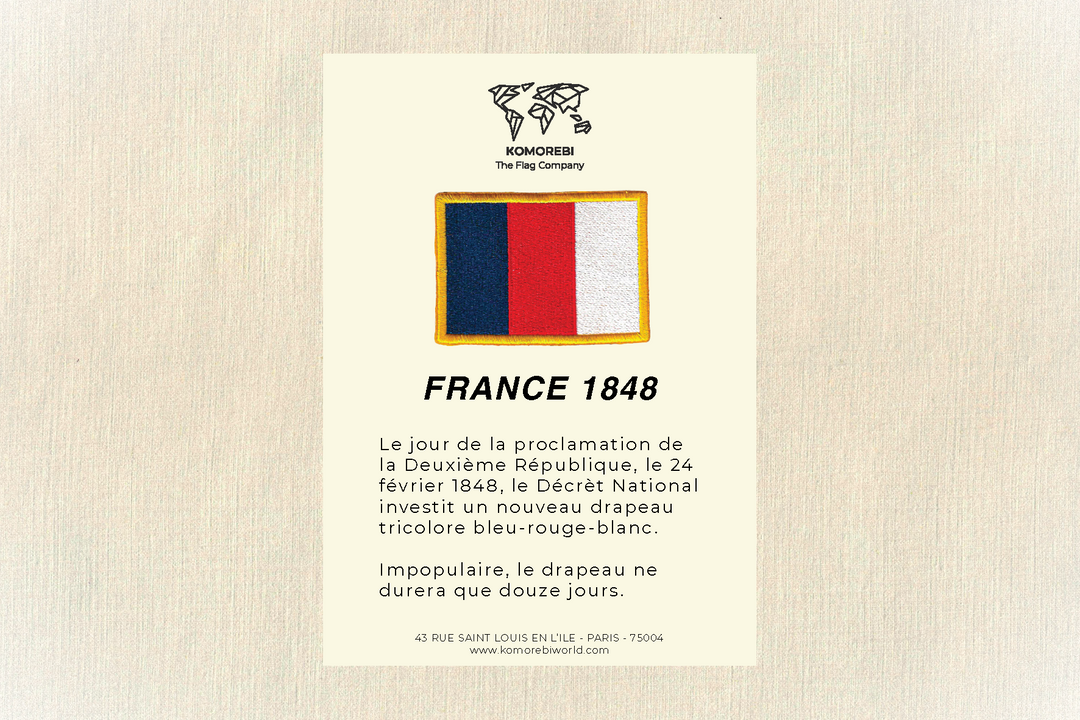 France 1848 - Drapeau Brodé