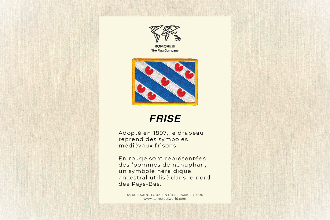 Frise - Drapeau Brodé