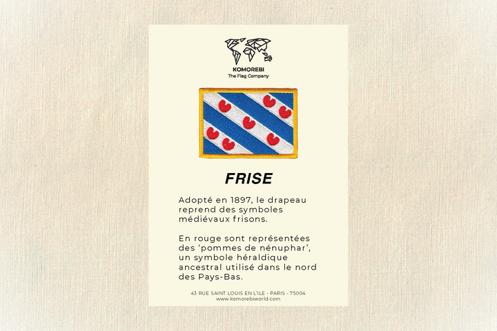 Frise - Drapeau Brodé