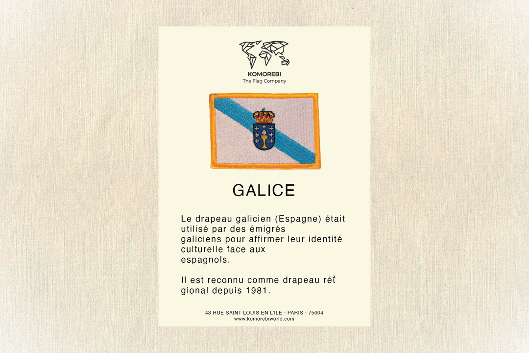 Galice - Drapeau Brodé
