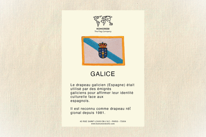 Galice - Drapeau Brodé