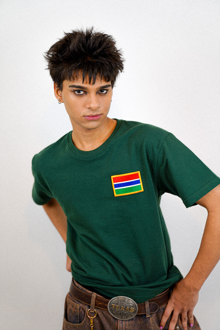 Gambia • Camiseta con bandera