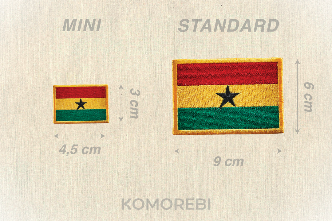 Ghana - Drapeau Brodé