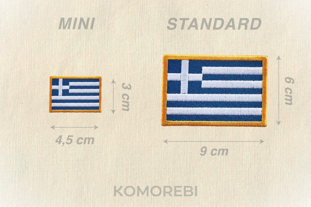 Grèce - Drapeau Brodé