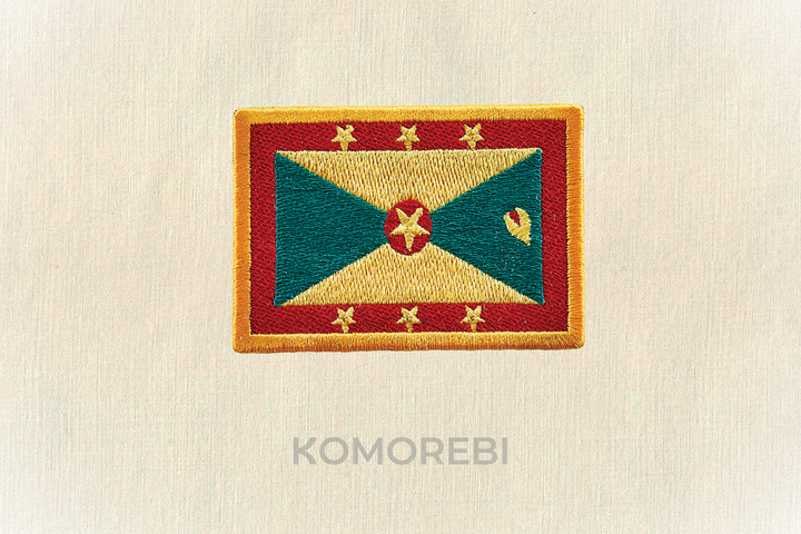 Grenade - Drapeau Brodé