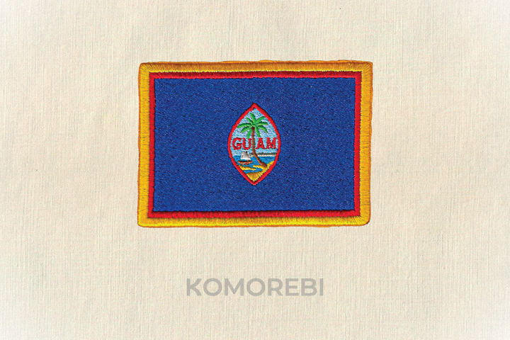 Guam - Gestickte Flagge