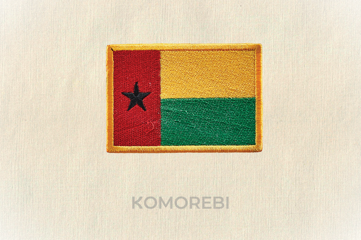 Guinée Bissau - Drapeau Brodé
