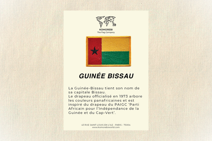 Guinée Bissau - Drapeau Brodé