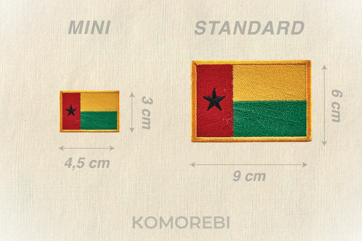 Guinée Bissau - Drapeau Brodé