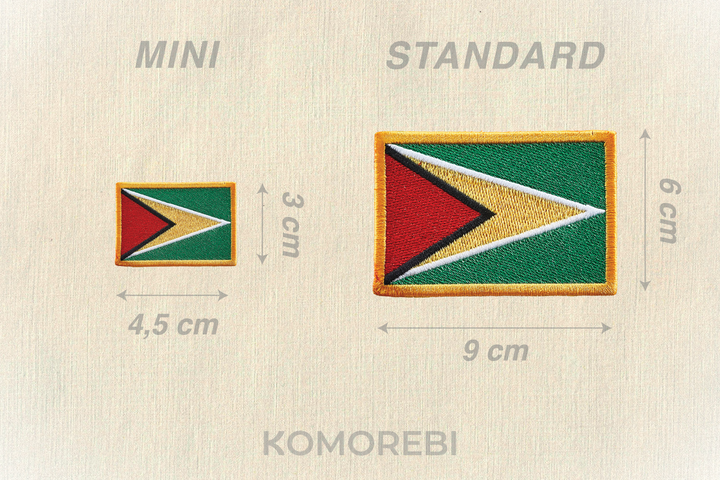 Guyana - Drapeau Brodé
