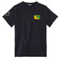 T-shirt drapeau Komorebi Guyane Noir