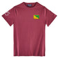 T-shirt drapeau Komorebi Guyane Rouge