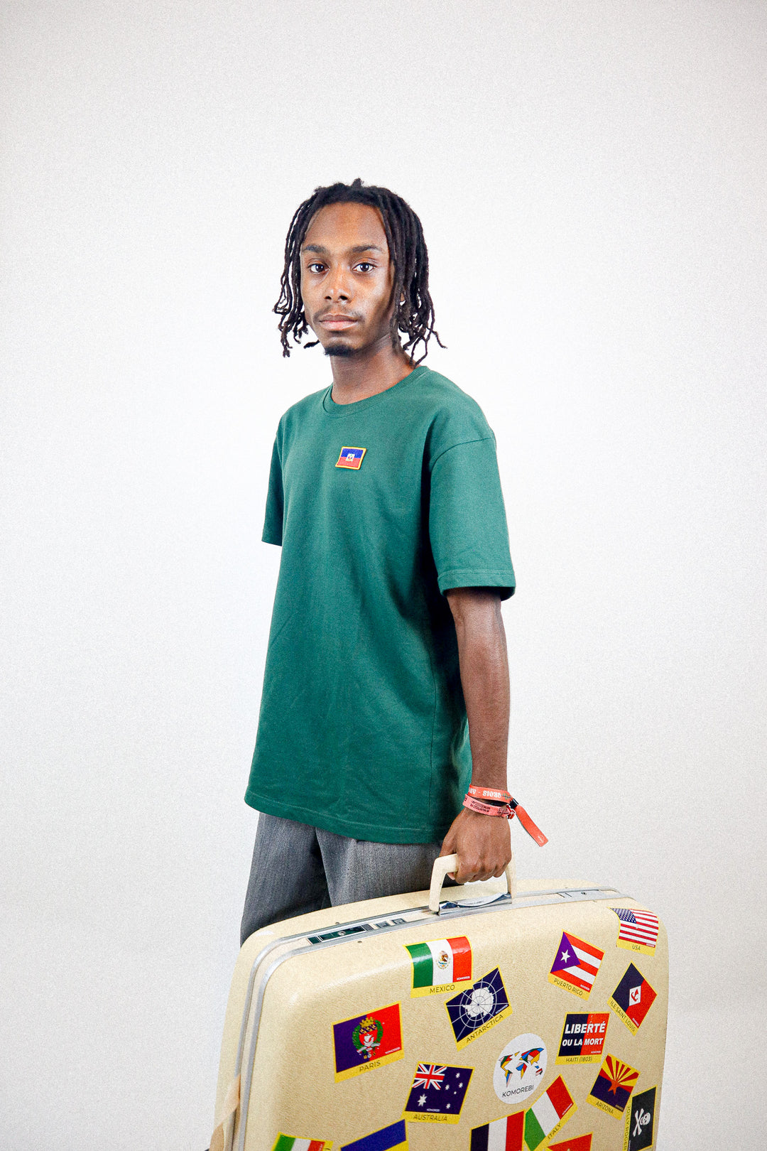 Haïti • T-shirt drapeau