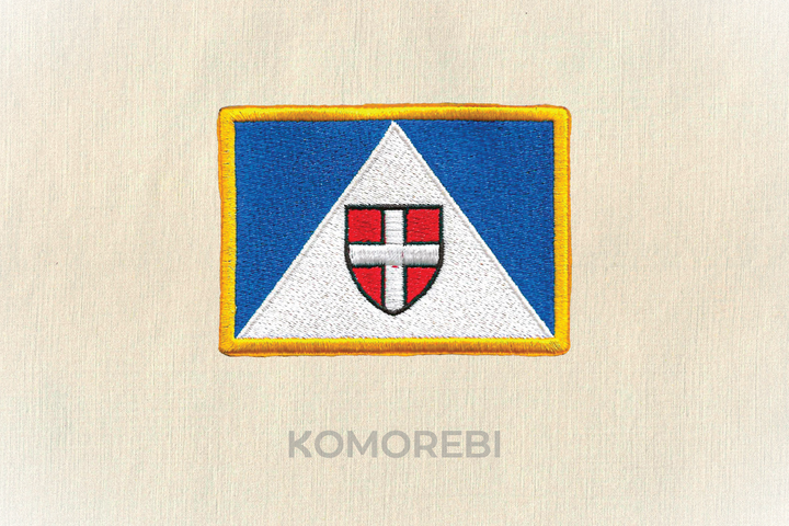 Haute Savoie - Drapeau Brodé