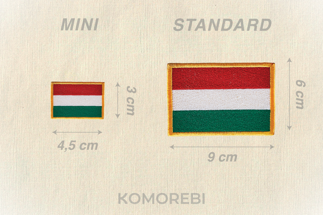 Hongrie - Drapeau Brodé