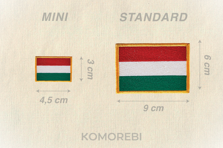 Hongrie - Drapeau Brodé