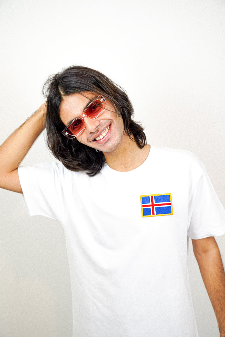 Islande • T-shirt drapeau