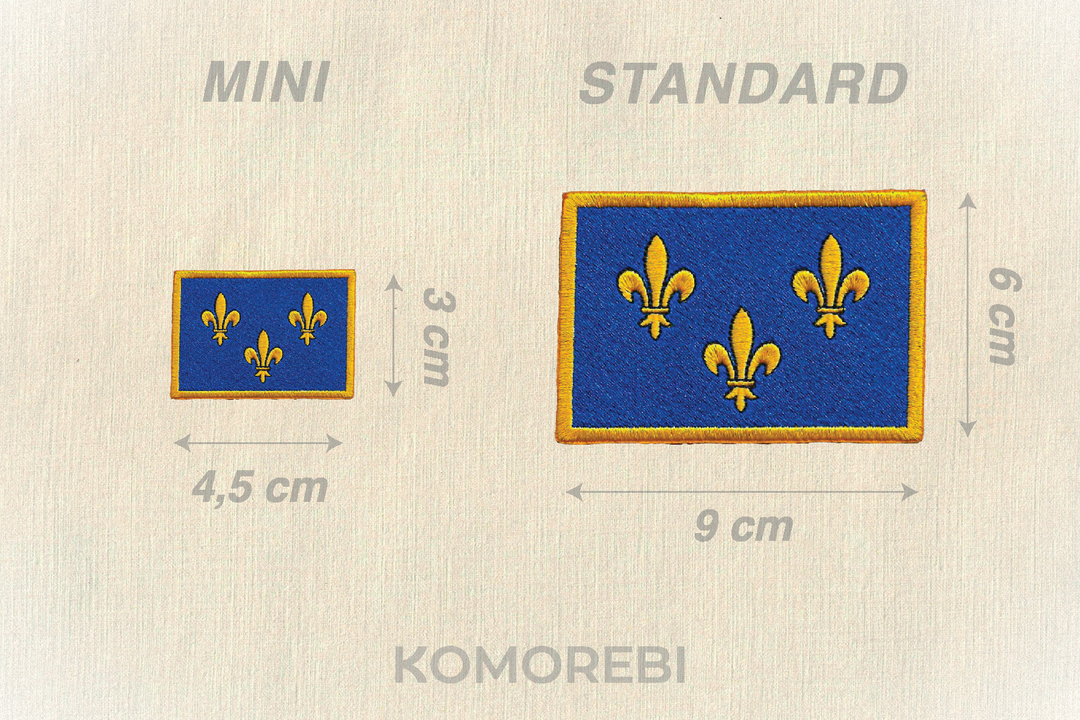 Ile-de-France - Drapeau Brodé