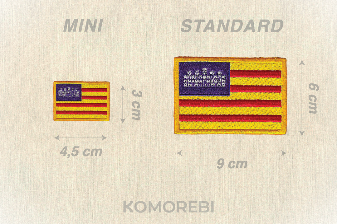 Iles Baléares- Drapeau Brodé