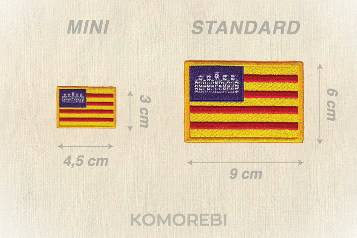 Iles Baléares- Drapeau Brodé