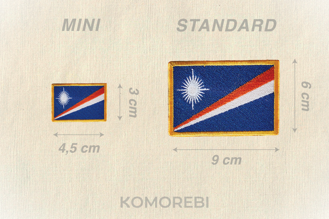 Iles Marshall - Drapeau Brodé