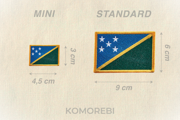 Îles Salomon - Drapeau Brodé