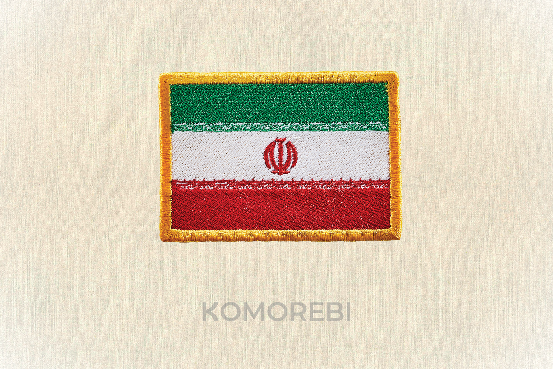 Iran - Drapeau Brodé – Komorebi