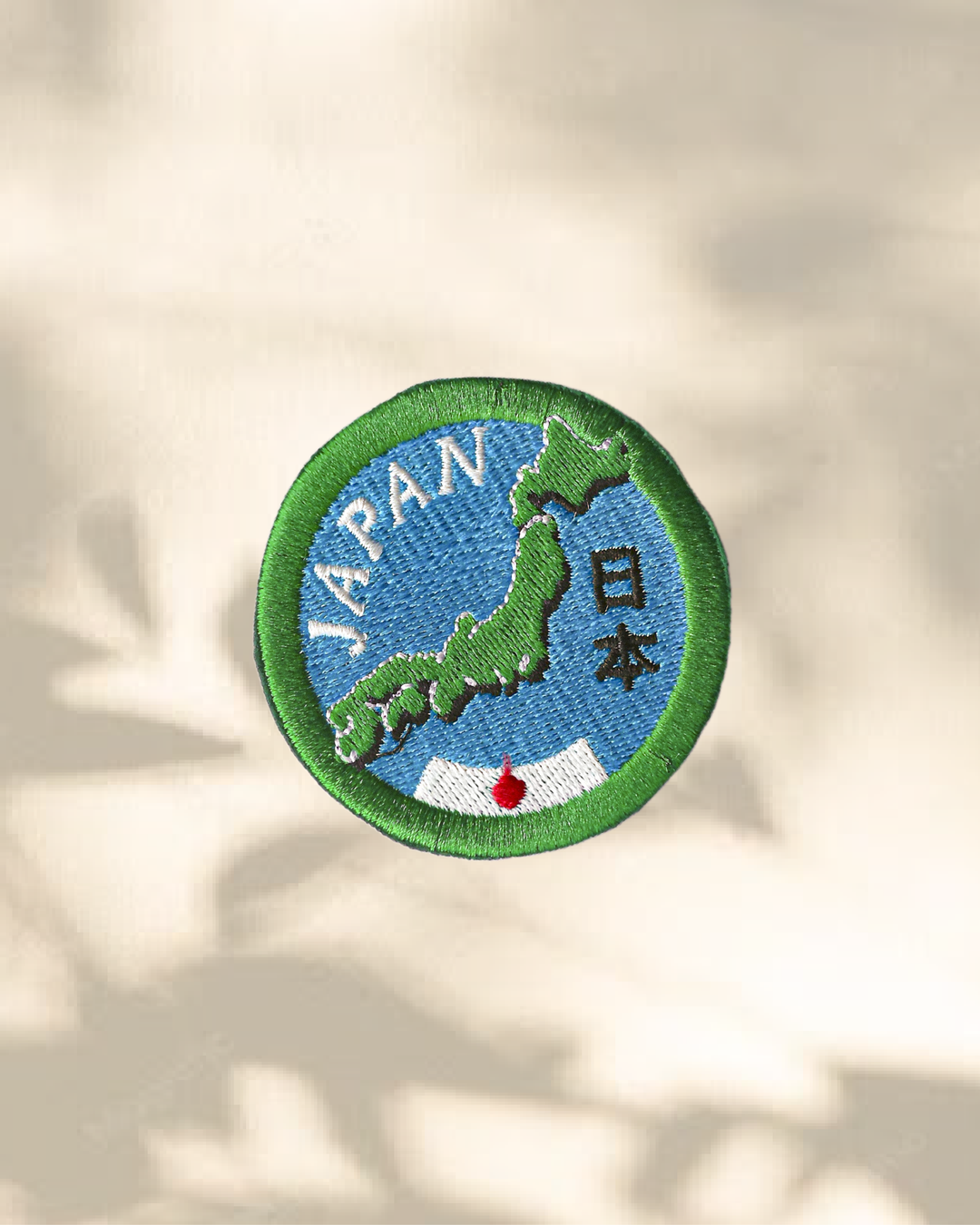 La Carte du Japon- Patch Brodé