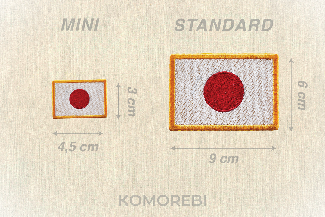 Japon - Drapeau Brodé