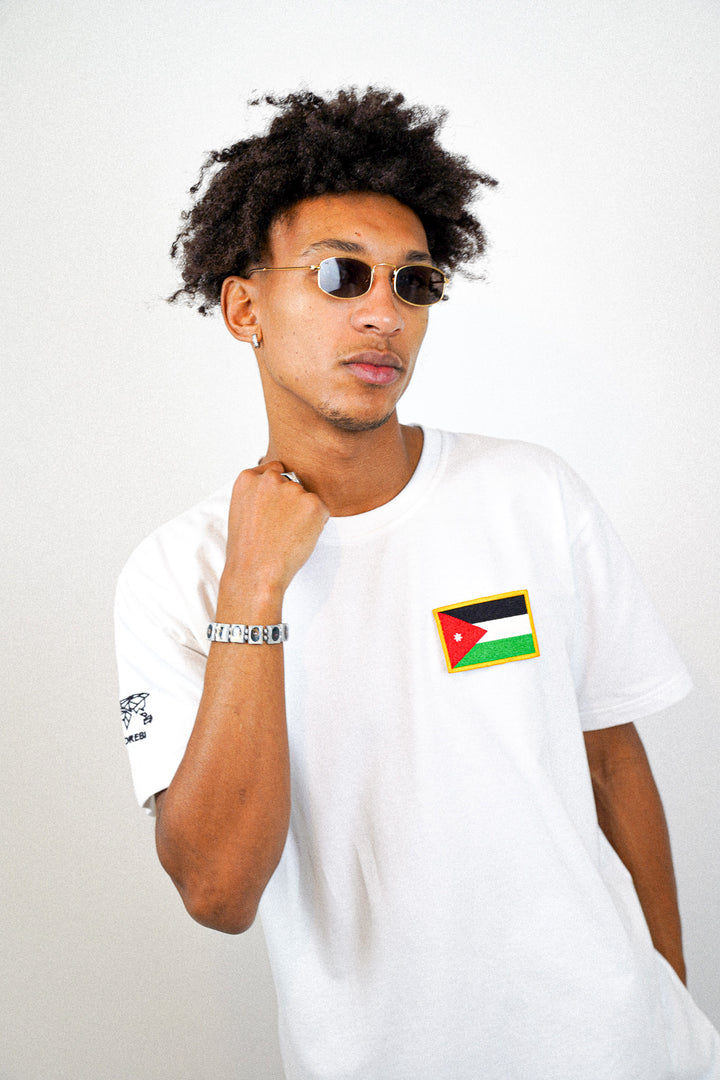 Jordania • Camiseta con bandera