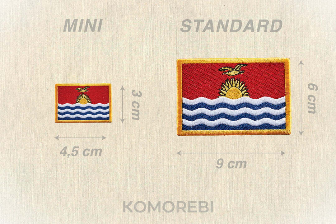 Kiribati - Drapeau Brodé