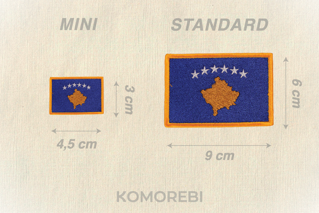 Kosovo - Drapeau Brodé
