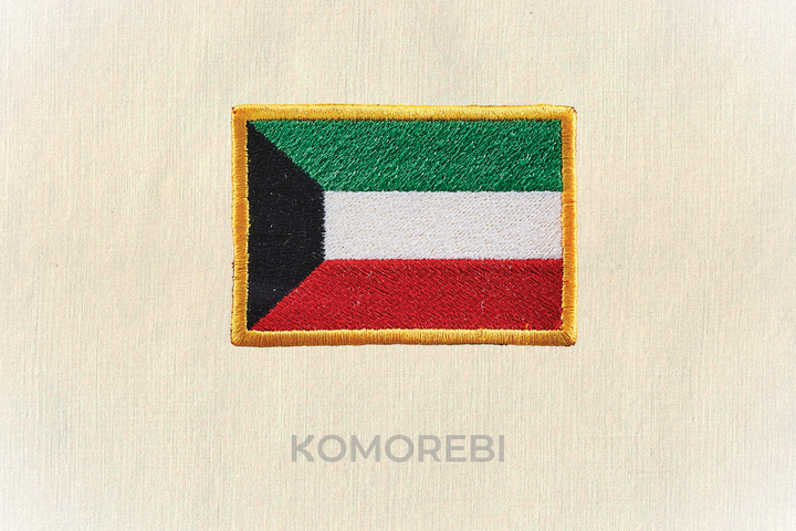 Koweït - Drapeau Brodé