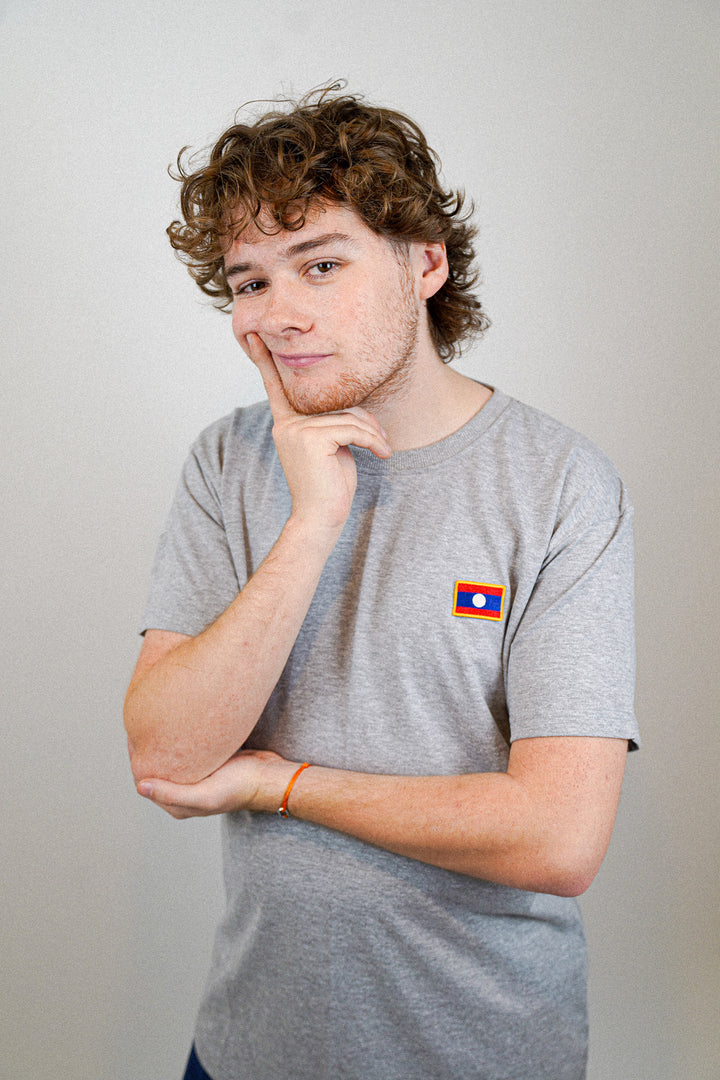 Laos • T-shirt drapeau