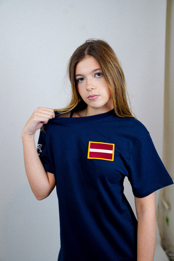 Lettonie • T-shirt drapeau