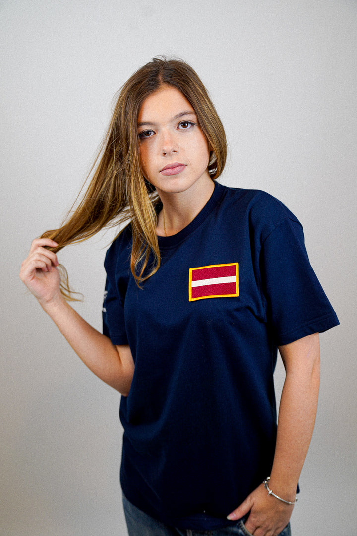 Lettonie • T-shirt drapeau