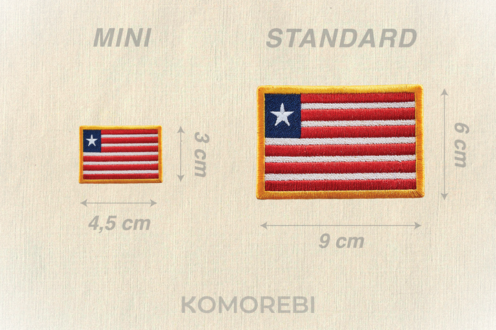 Libéria - Drapeau Brodé