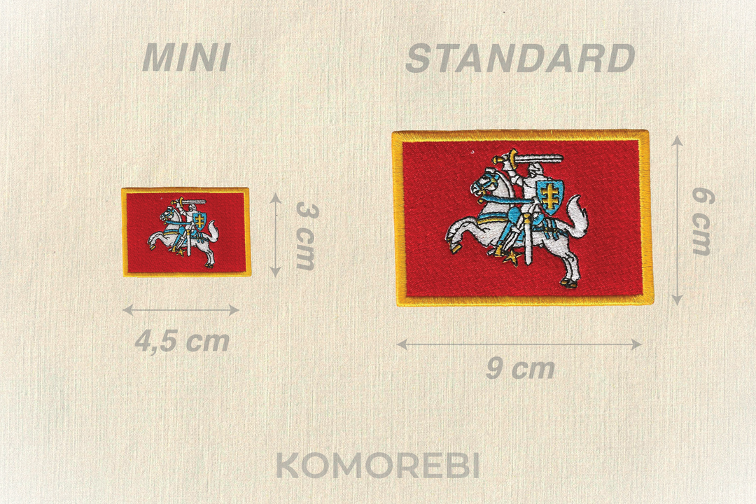 Lituanie Présidentiel - Drapeau Brodé