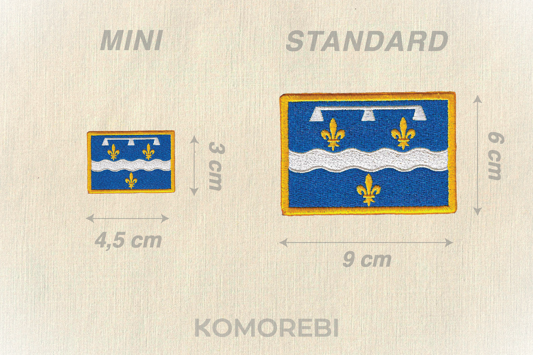 Loiret - Drapeau Brodé
