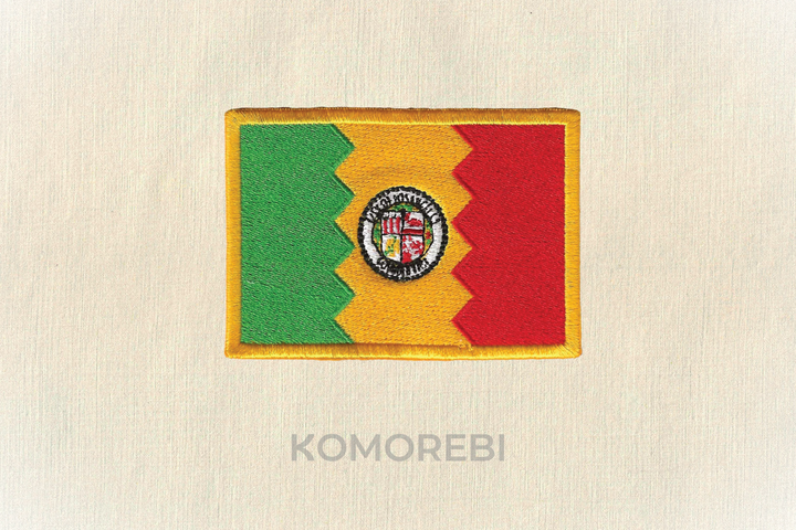 Los Angeles - Drapeau Brodé