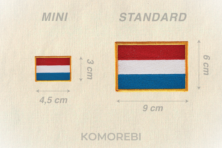 Luxembourg - Drapeau Brodé