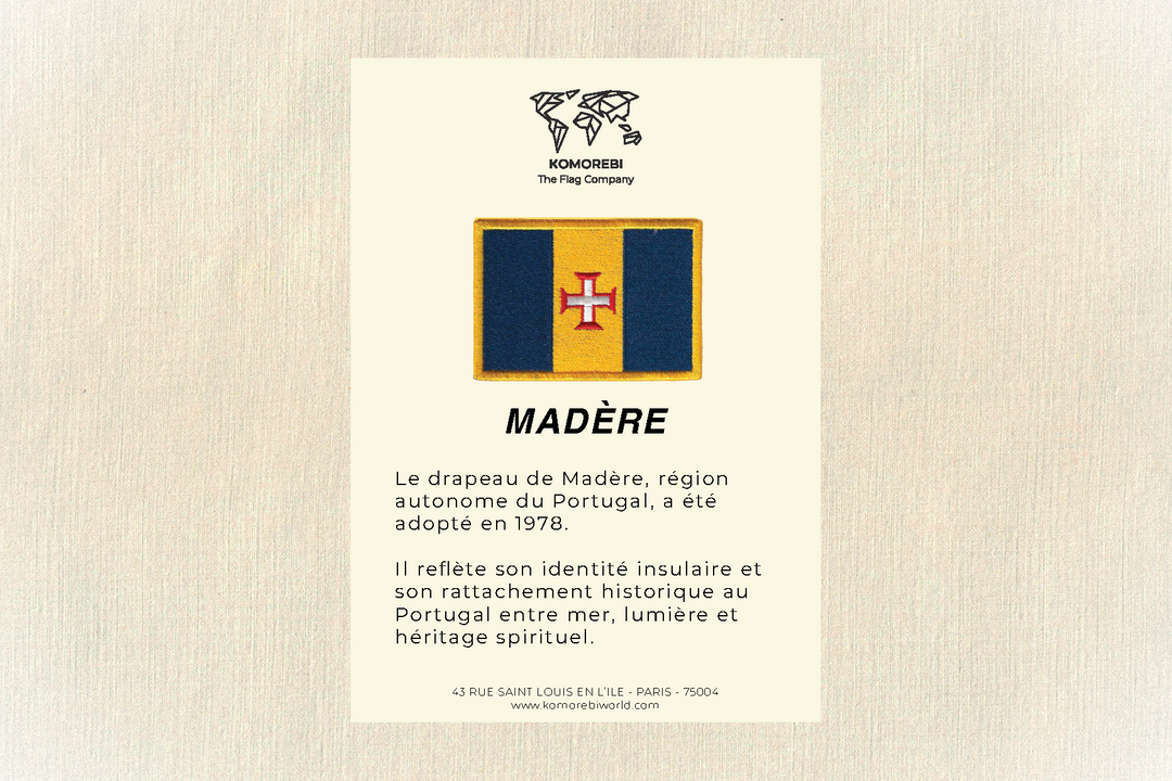 Madère - Drapeau Brodé