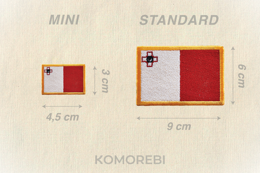 Malte - Drapeau Brodé