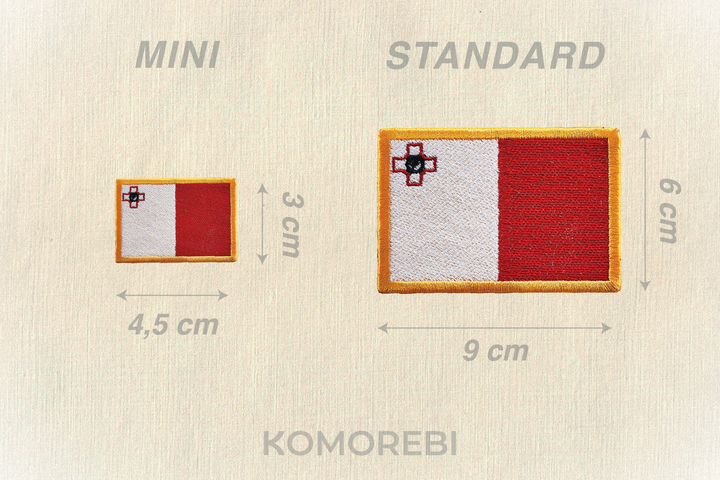 Malte - Drapeau Brodé