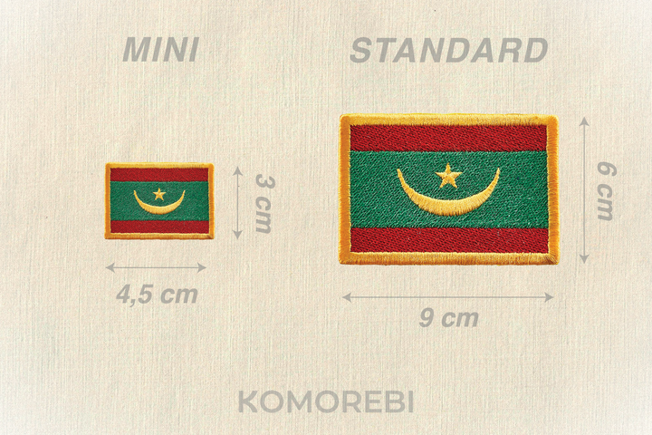 Mauritanie - Drapeau Brodé