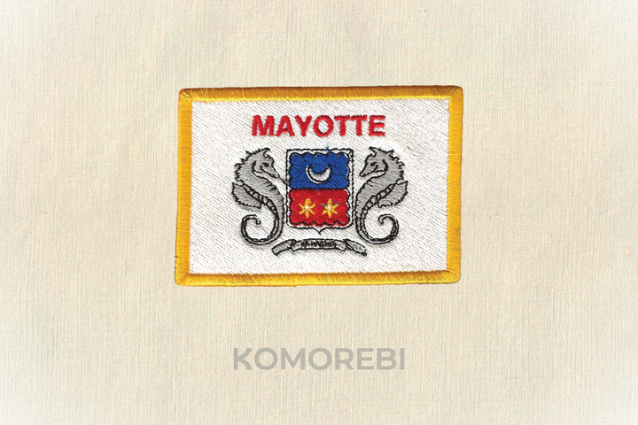 Mayotte - Drapeau Brodé